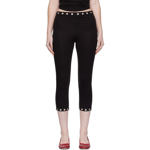  Miaou Black Carla Capri Leggings 