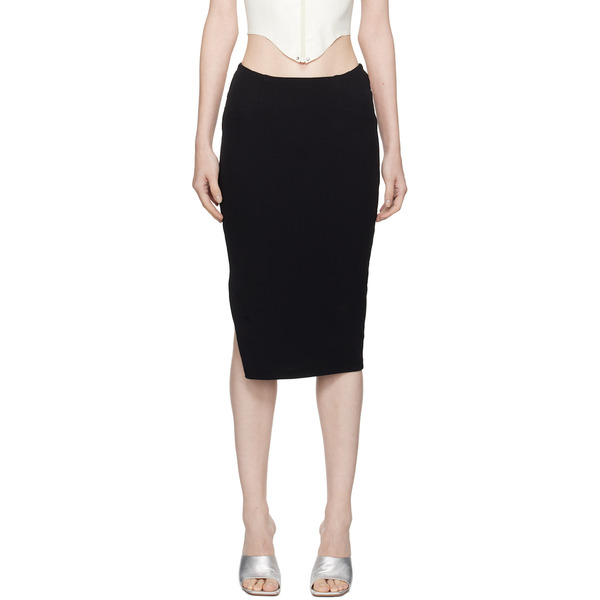  Miaou Black Verona Midi Skirt 