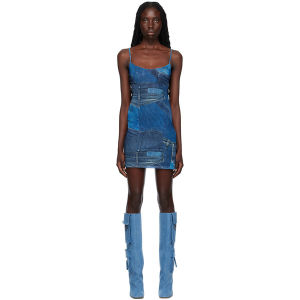  Miaou Blue Anya Minidress 