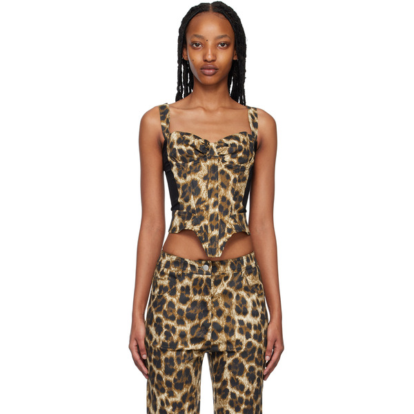  Miaou Brown Deville Tank Top 