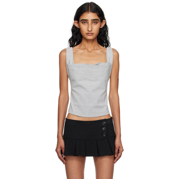  Miaou Gray Luna Tank Top 