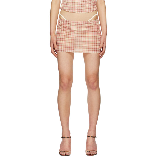  Miaou Pink Fig Mini Skirt 