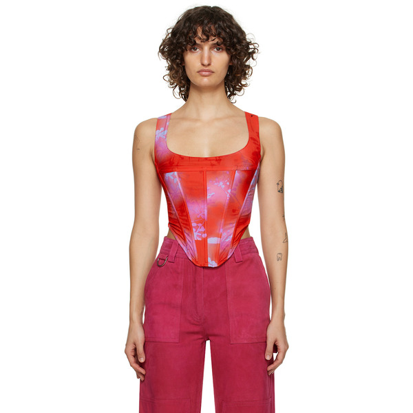  Miaou Red Campbell Corset 