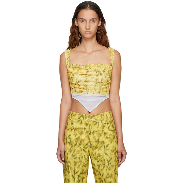  Miaou Yellow Tati Tank Top 
