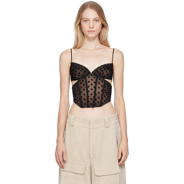  Misbhv Black Monogram Corset 