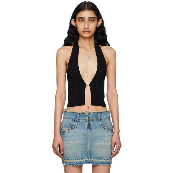  Misbhv Ssense Exclusive Black Fully Fashioned Tank Top 