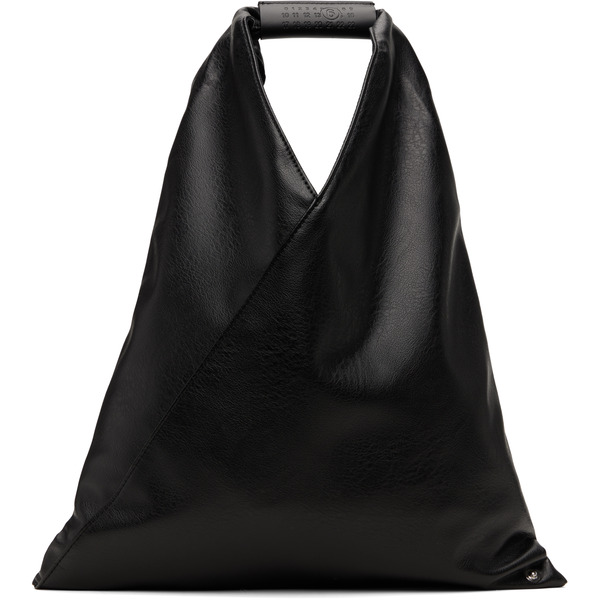  Mm6 Maison Margiela Black Small Triangle Tote 