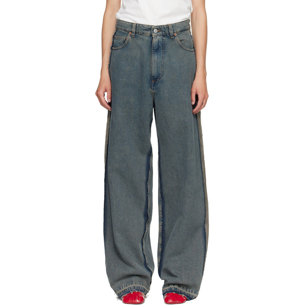  Mm6 Maison Margiela Blue 5-pocket Jeans 