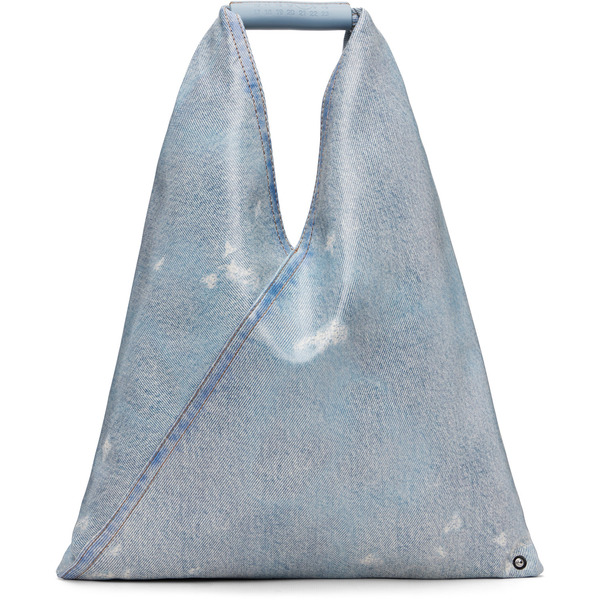  Mm6 Maison Margiela Blue Small Triangle Tote 