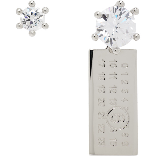  Mm6 Maison Margiela Numeric Charm Earrings 