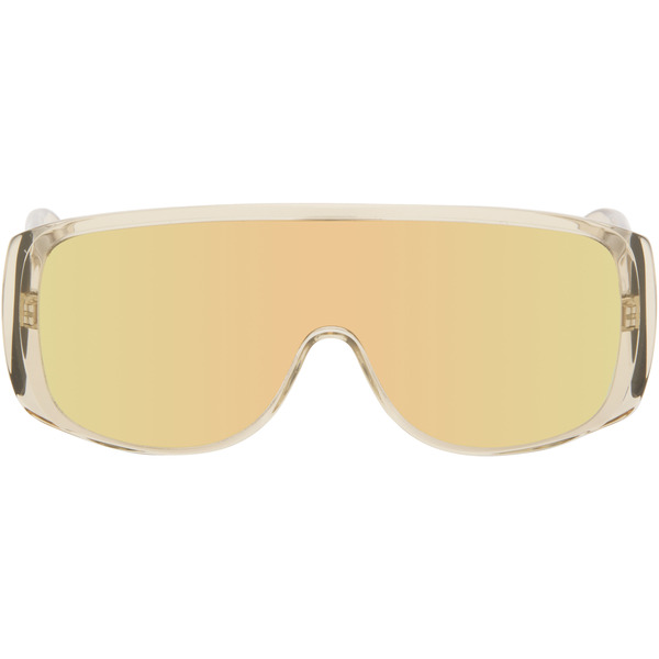  Mm6 Maison Margiela Off-white Mask Sunglasses 