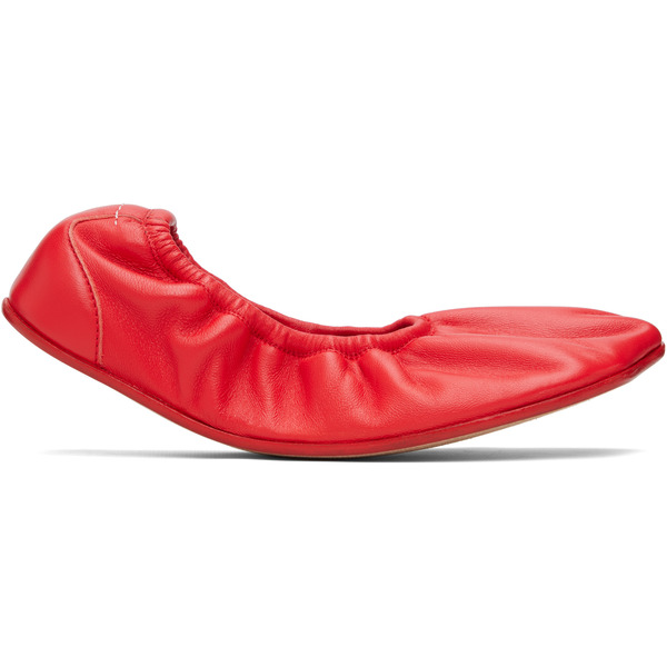  Mm6 Maison Margiela Red Anatomic Travel Ballerina Flats 