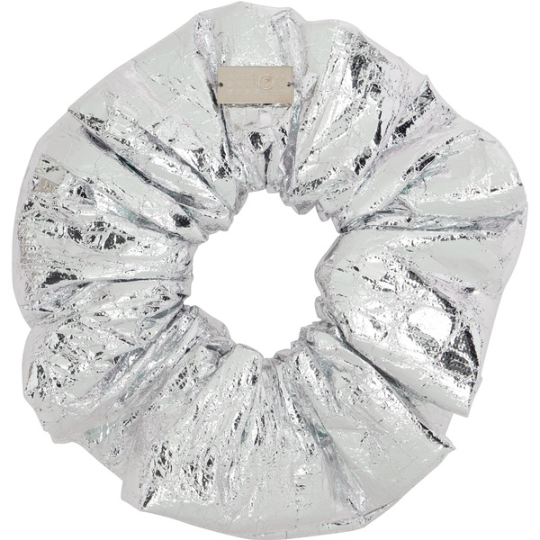  Mm6 Maison Margiela Silver Scrancy Scrunchie 