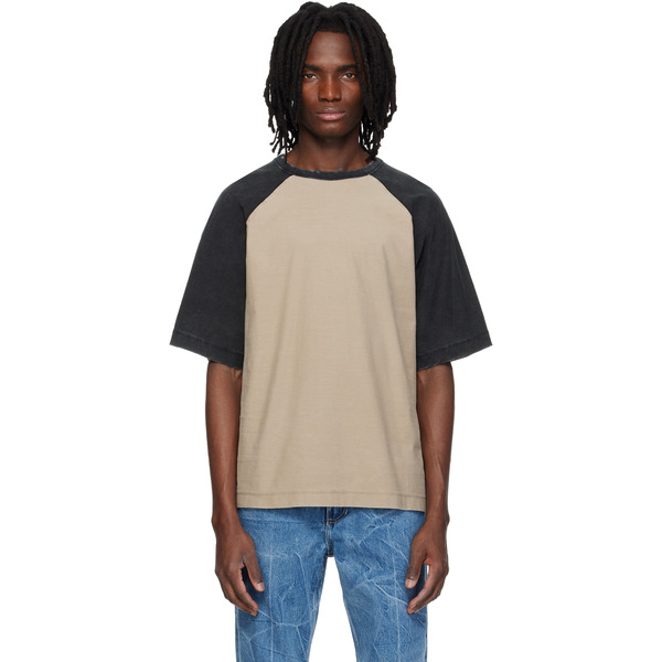  Mmic Brown & Black Block T-shirt 