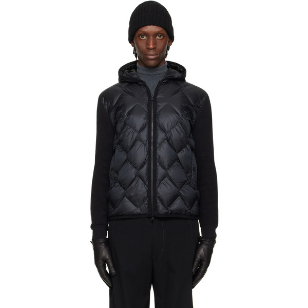  Moncler Black Archivio Cardigan Down Jacket 