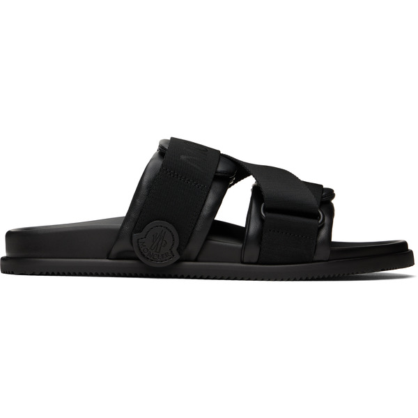  Moncler Black Mon Summer Sandals 