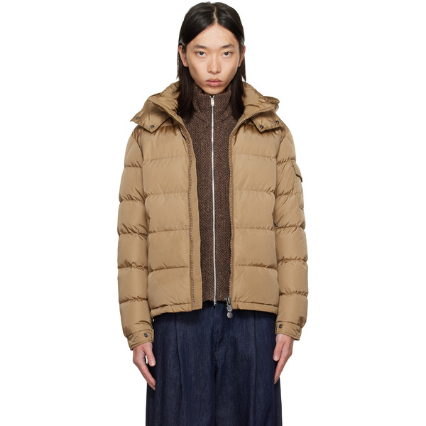  Moncler Brown Maya Short Down Jacket 