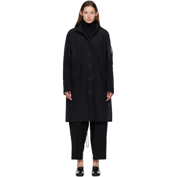  Moncler Genius Moncler X Ee72 Black Prapiroon Coat 