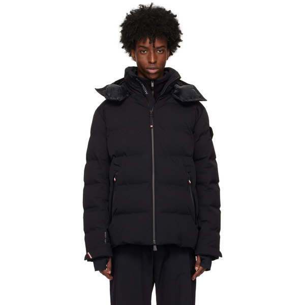  Moncler Grenoble Black Montgetech Short Down Jacket 