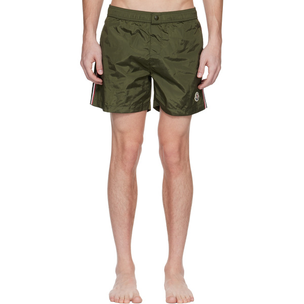  Moncler Khaki Archivio Urban Swim Shorts 