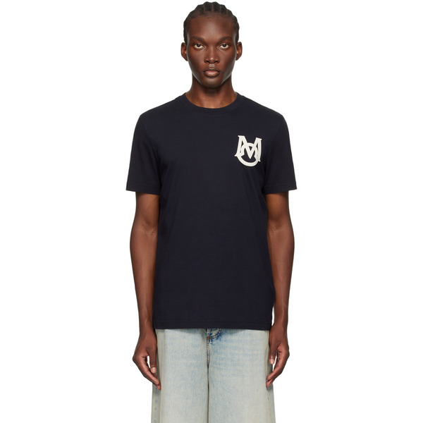  Moncler Navy Monogram T-shirt 