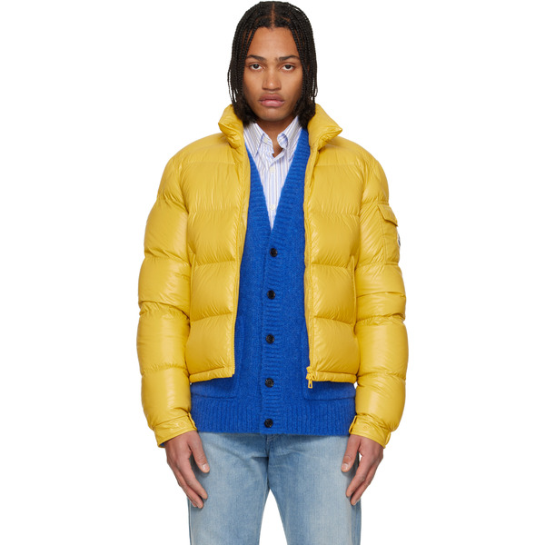  Moncler Yellow Levitha Short Down Jacket 