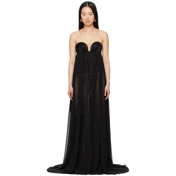  Mônot Black Sweetheart Jumpsuit 