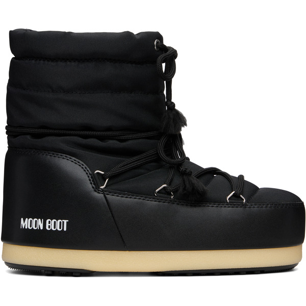  Moon Boot Black Evx Light Low Nylon Boots 