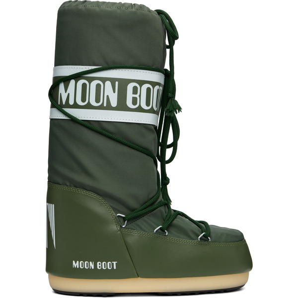  Moon Boot Green Icon Nylon Boots 