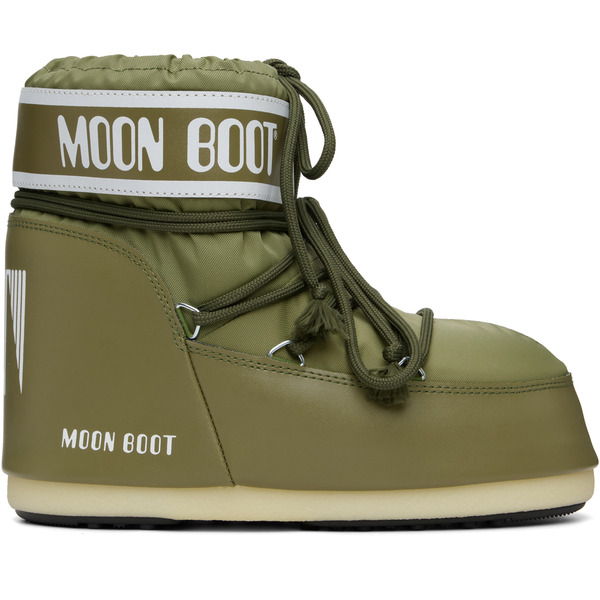  Moon Boot Khaki Icon Low Nylon Boots 