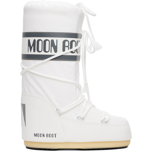  Moon Boot White Icon Nylon Boots 