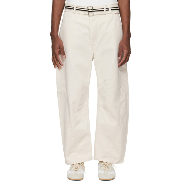  Mordecai Off-white Pockets Trousers 
