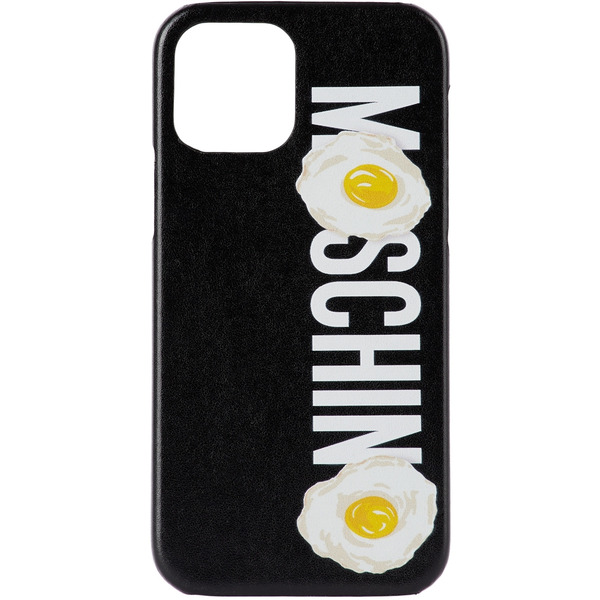  Moschino Black Logo Egg Iphone 12 Pro Case 