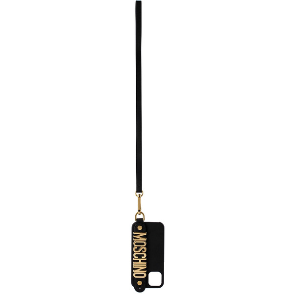  Moschino Black Logo Iphone 12/12 Pro Case 