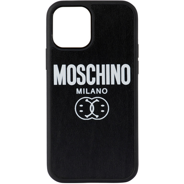  Moschino Black Logo Iphone 12/12 Pro Case 