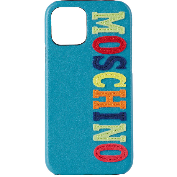  Moschino Blue Logo Iphone 12 Pro Case 