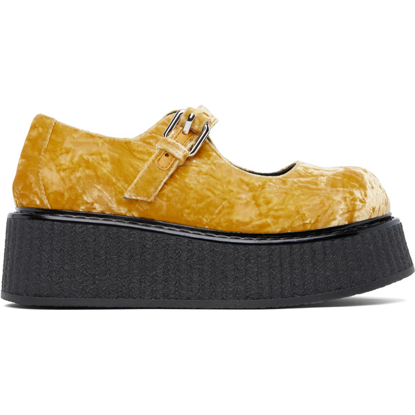  Moschino Yellow Olivia Loafers 