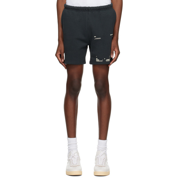  Mr. Saturday Black Graphic Shorts 