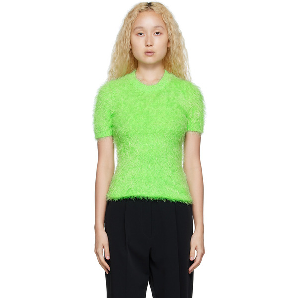 Msgm Green Maglia Sweater 