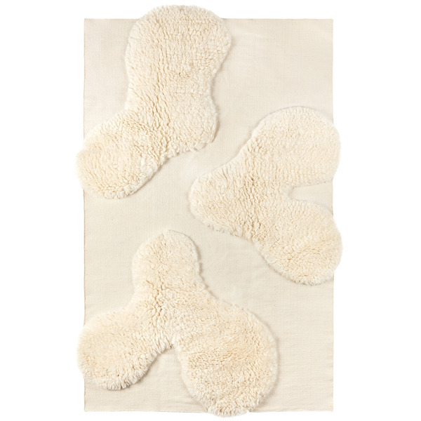  Mush Studios Off-white Medium Orca Rug 