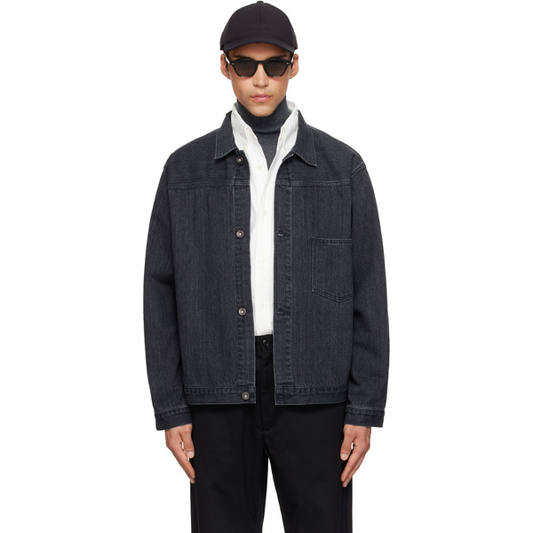  Nanamica Gray Short Denim Jacket 
