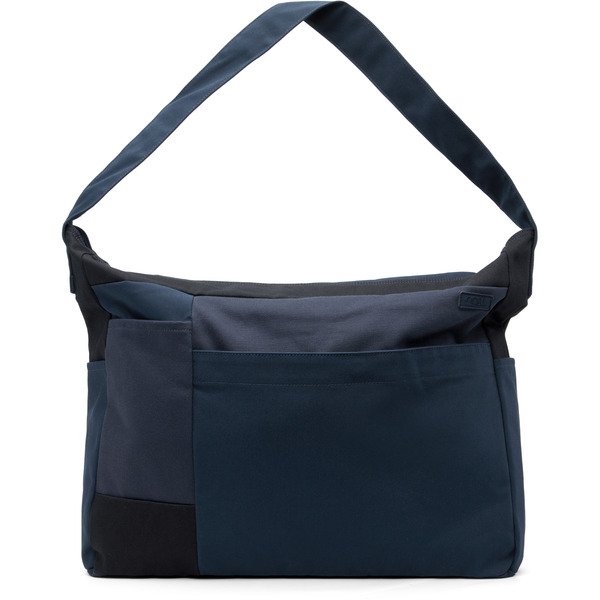  Nanamica Navy Cotton Canvas Shoulder Bag 