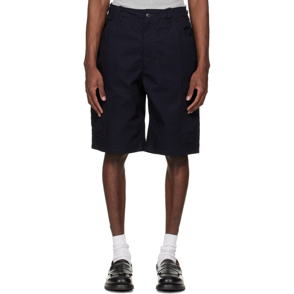  Nanamica Navy Ripstop Cargo Shorts 