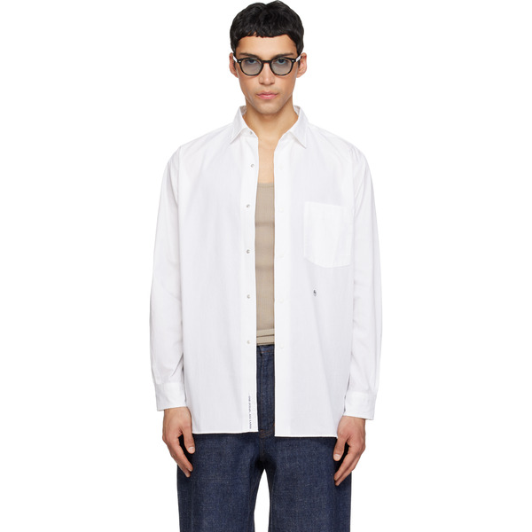  Nanamica Off-white Regular Collar Wind Shirt 