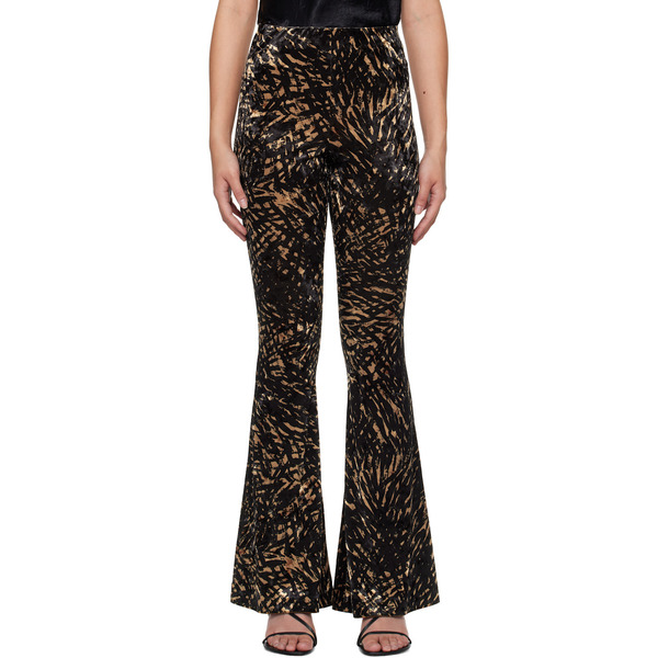  Nanushka Black & Brown Matson Leggings 