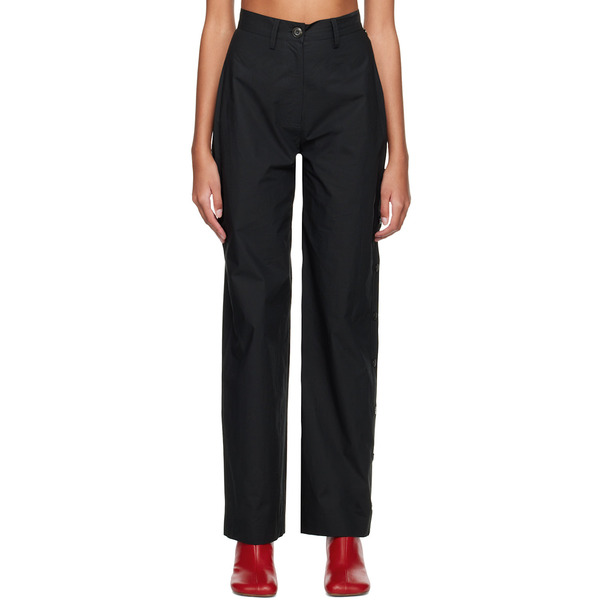 Nanushka Black Nessa Trousers 