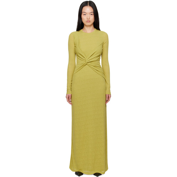  Nanushka Green Rozal Maxi Dress 