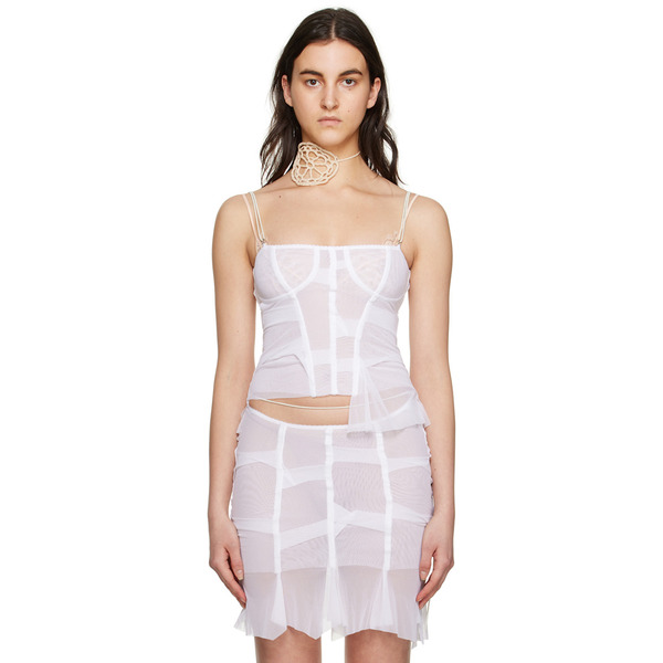  Nastyamasha Ssense Exclusive White Camisole 