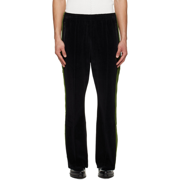  Needles Black Boot-cut Track Pants 