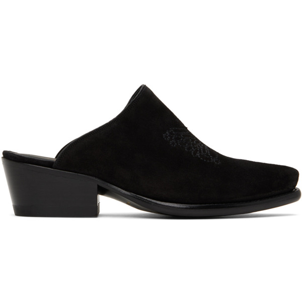  Needles Black Papillon Mules 